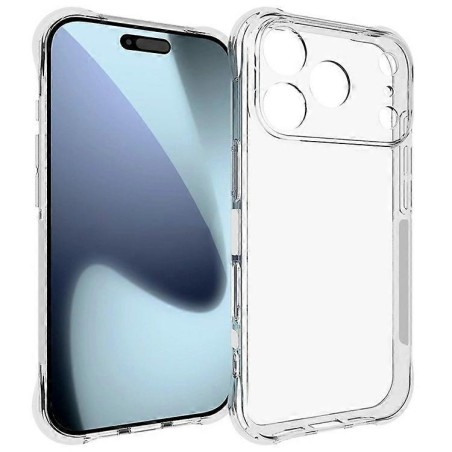 cover  silicone iphone 17 PRO MAX trasparente