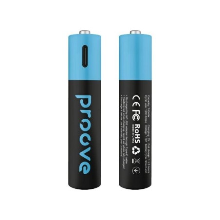 2 batterie ricaricabili con usb-c stilo AA 2400 mah  ricaricabili con usb-c