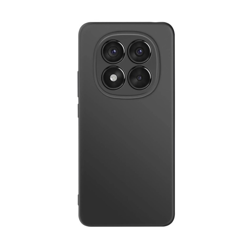 cover in silicone per xiaomi redmi note 14 pro 5G nera