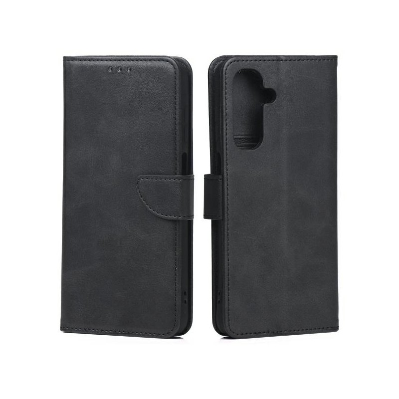 book a17 con porta carte di credito chiusura magnetica nera