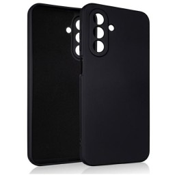 cover in silicone per samsung a17  nera