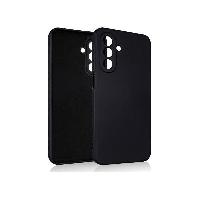 cover in silicone per samsung a17  nera