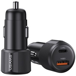 caricabatterie da auto 60w usb+ usbc fast charge