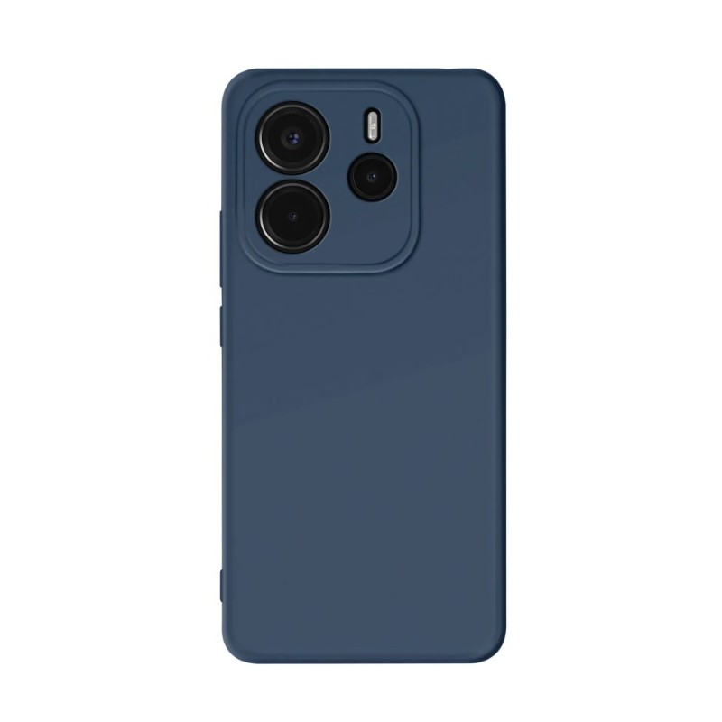 cover in silicone per xiaomi redmi note 14 pro 4G blu