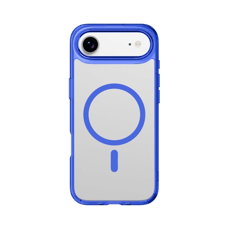 cover iphone 17 AIR blu - trasparente magsafe