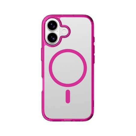 cover iphone 17 rosa -trasparente magsafe