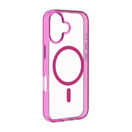 cover iphone 17 rosa -trasparente magsafe