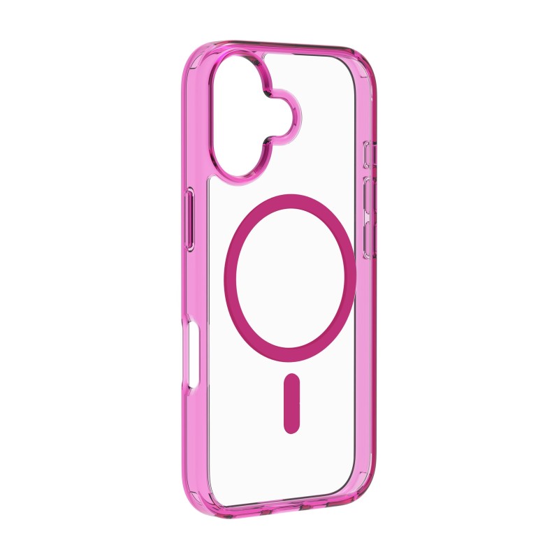 cover iphone 17 rosa -trasparente magsafe