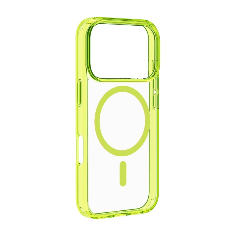 cover iphone 17 PRO lime - trasparente magsafe