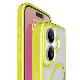 cover iphone 17 lime - trasparente magsafe