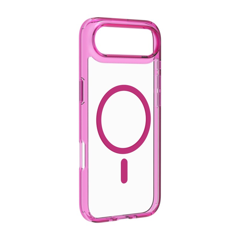 cover iphone 17 AIR rosa -trasparente magsafe