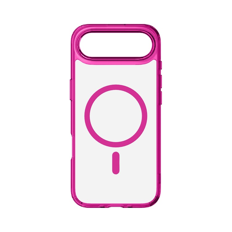 cover iphone 17 AIR rosa -trasparente magsafe