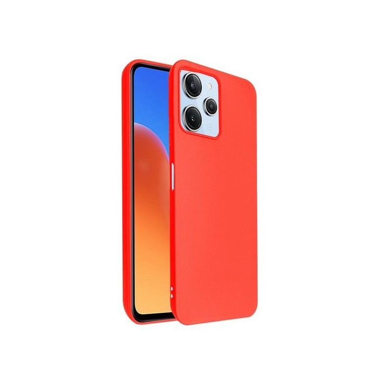 custodia in tpu per xiaomi redmi 12 rossa