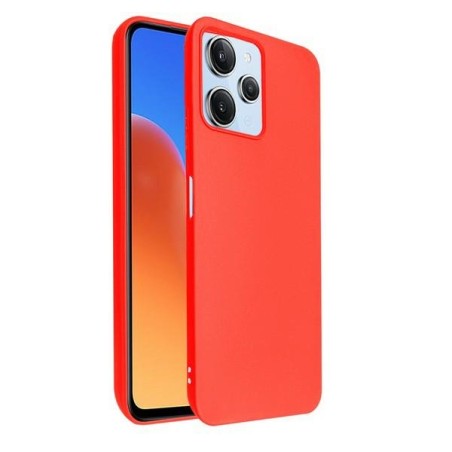 custodia in tpu per xiaomi redmi 12 rossa