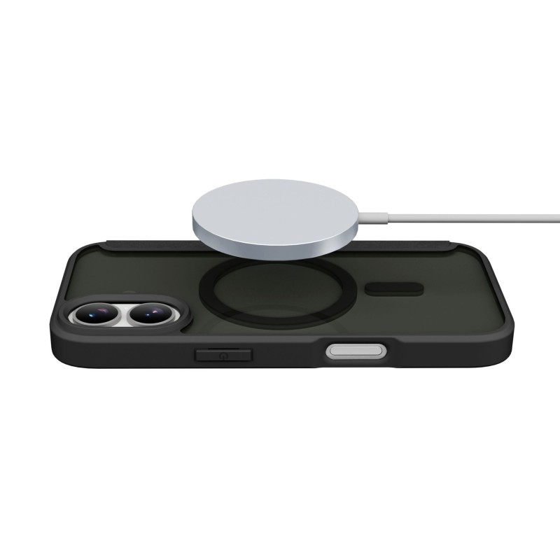 custodia a libro iphone 17 nera con porta carte di credito magsafe