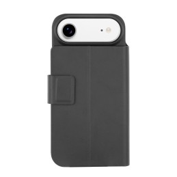 custodia a libro iphone 17 AIR  nera con porta carte di credito
