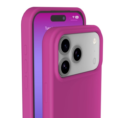 cover soft touch iphone 17 PRO MAX rosa