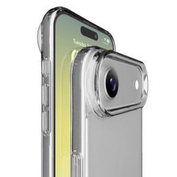 cover iphone 17 AIR trasparente
rigida con bordi in gomma per  un’elevata protezione dello smartphone.