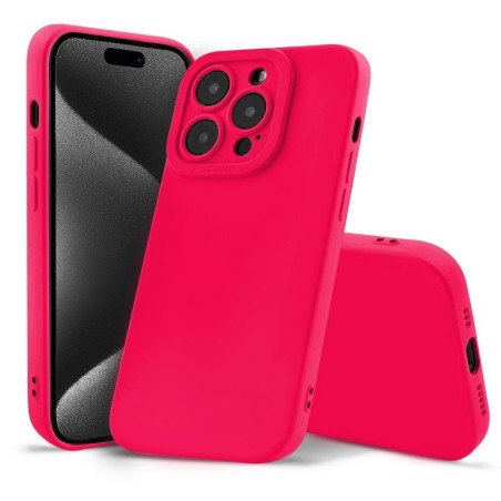 cover  silicone iphone 17 PRO MAX fucsia