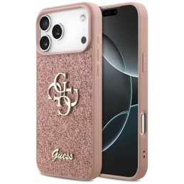 cover guess iphone 17 PRO MAX glitter pink
