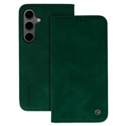 custodia a libro iphone 17 PRO con porta carte di credito chiusura magnetica verde