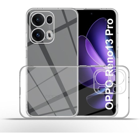 cover in silicone per oppo reno 13 pro 5G rasparente