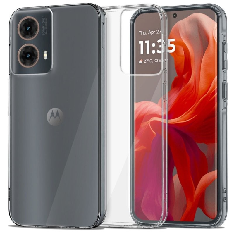 custodia in tpu per motorola G84 5g   trasparente