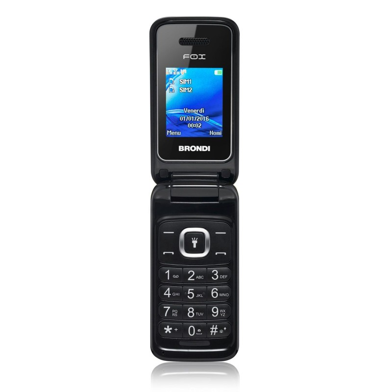 telefono cellulare brondi fox nero