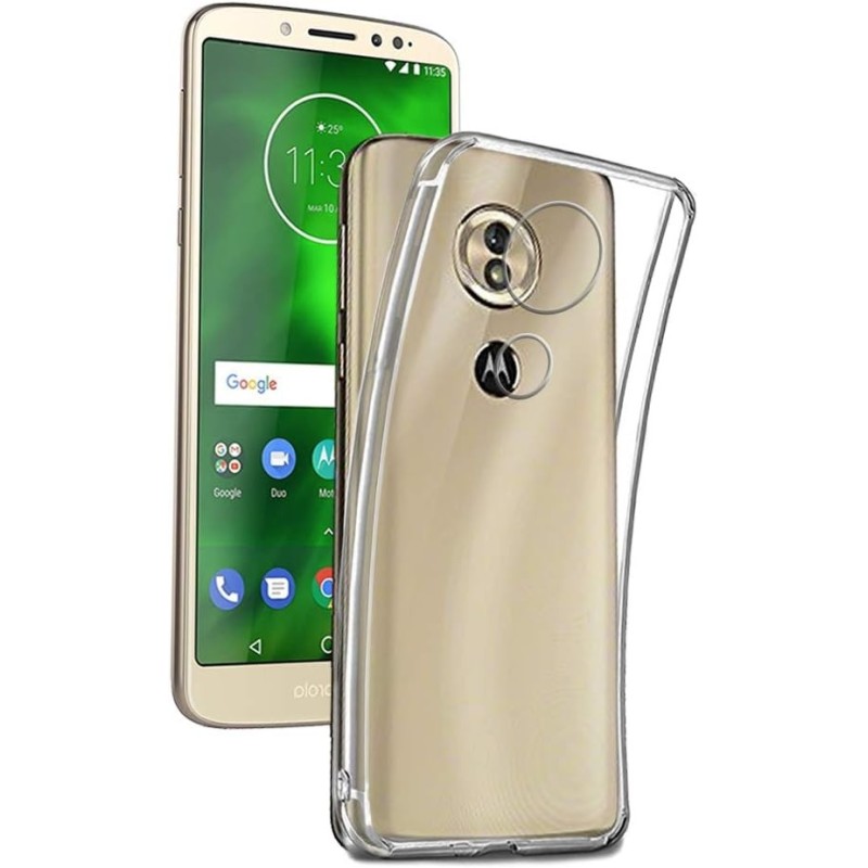 custodia in tpu per moto g6 play trasparente