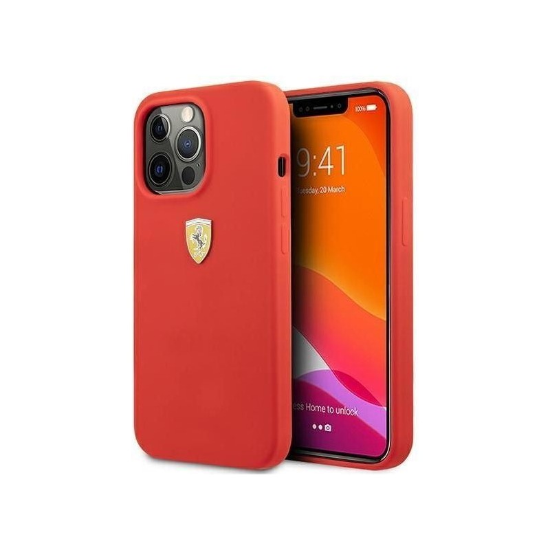 cover ferrari iphone 14 pro nera compatibile magsafe