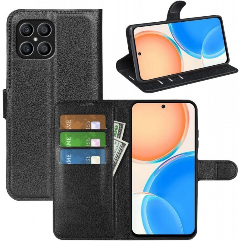 book iphone 16E con porta carte di credito chiusura magnetica nera