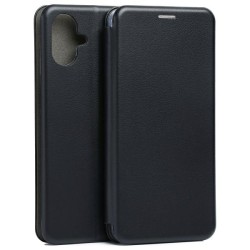 book a07 con porta carte di credito chiusura magnetica black