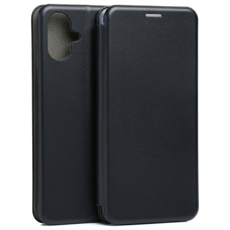 book a07 con porta carte di credito chiusura magnetica black