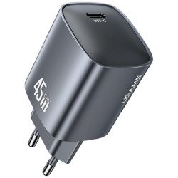 caricabatterie 45w usb-c gan alluminio