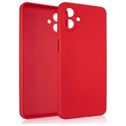 cover in silicone per samsung a07  rossa