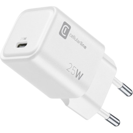 caricabatteria 25w watt bianco