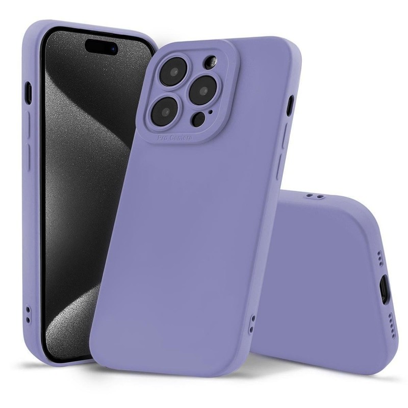 cover  silicone iphone 17 PRO MAX viola