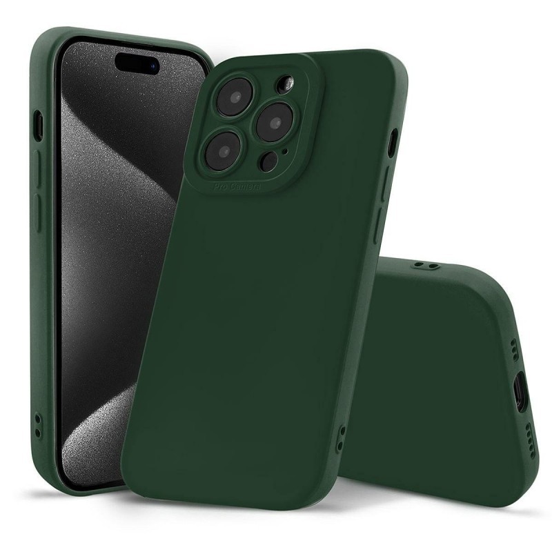 cover  silicone iphone 17 AIR  verde
