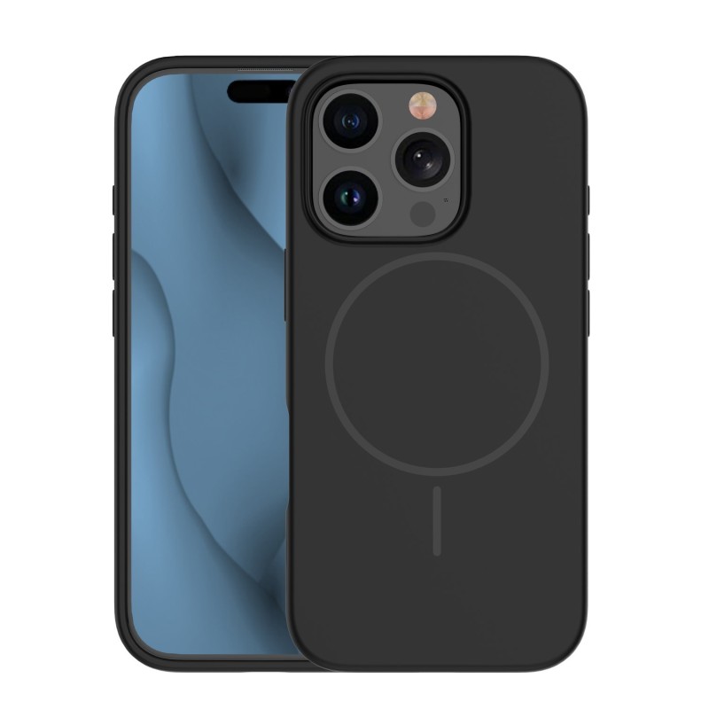 cover  silicone iphone 13 nera compatibile magsafe