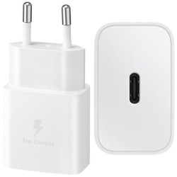caricabatterie 15w usb-c bianco