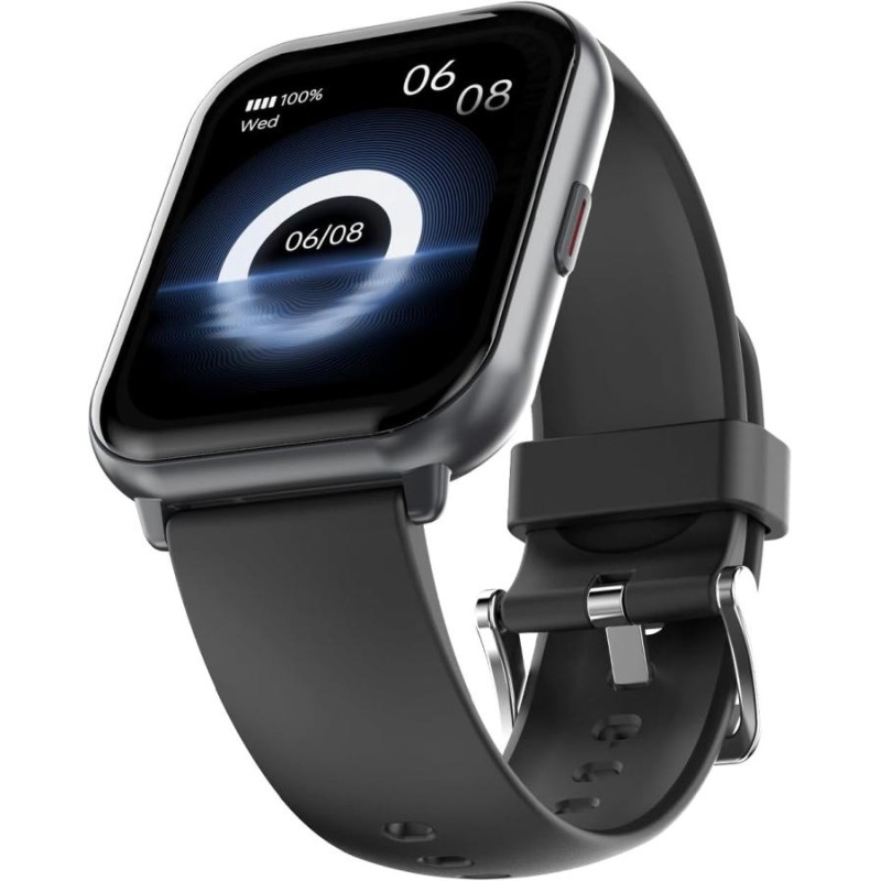 HiFuture Future Zone2 Orologio intelligente con chiamata Bluetooth, nero