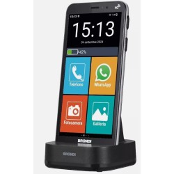 brondi amico SmartphoneVero 4g doppia fotocamera 5mp+5mp display da 5,7 android 12 braccialetto sos non incluso in confezione. c