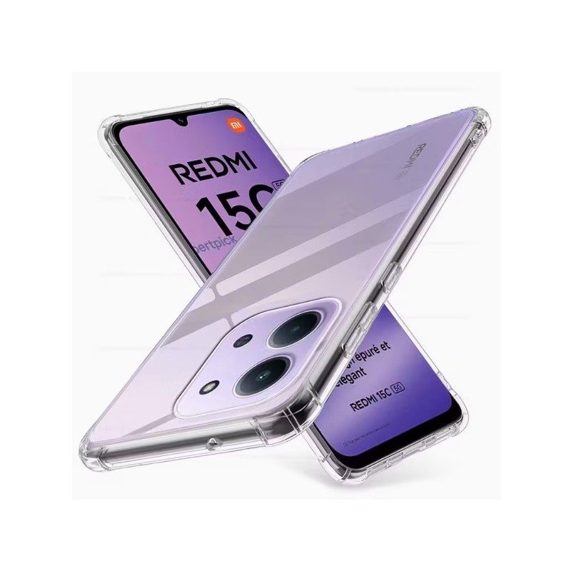 custodia in tpu per xiaomi redmi 15C trasparente