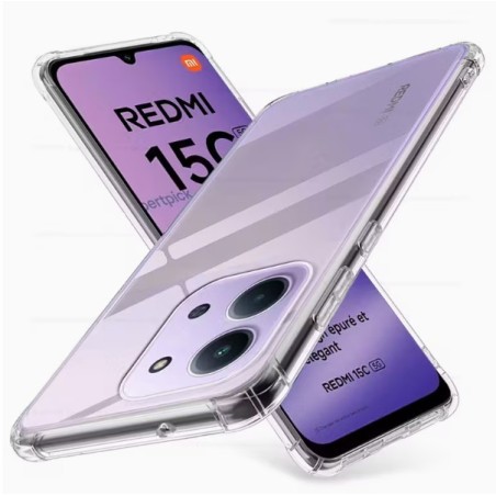 custodia in tpu per xiaomi redmi 15C trasparente