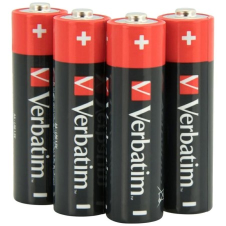 confezione oem 4 batterie AA Verbatim