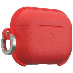cover airpods PRO 3 ecopelle rossa
