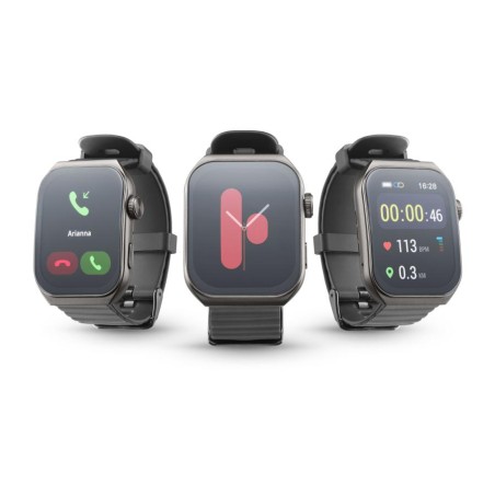 Smartwatch Cellularline con display AMOLED da 1,96, impermeabilità IP68, chiamate Bluetooth e autonomia fino a 5 giorni. Stile d