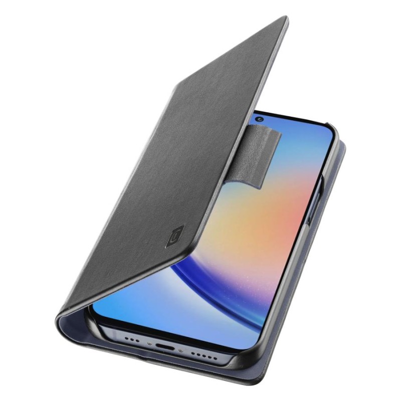 custodia a libro samsung a35 5g nera