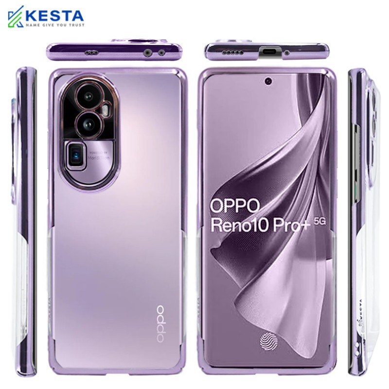 cover in silicone per oppo reno 10  trasparente
