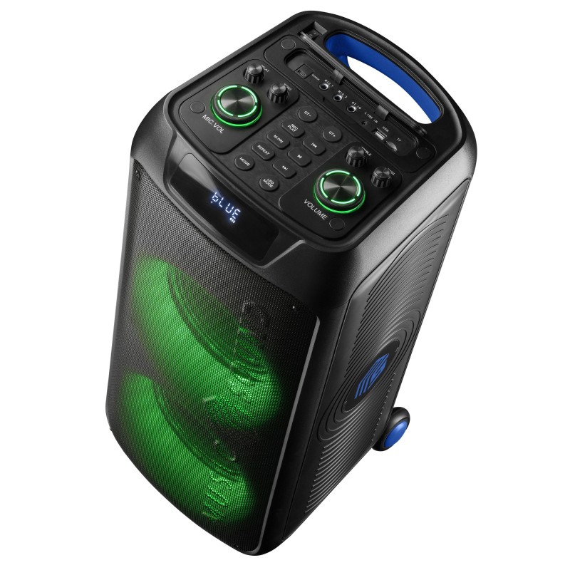 SOUND BOX - Cassa Speaker TWS Bluetooth con 100 WATT di Potenza – Wireless - Luci RGB - 5 Ore di Play Time – Telecomando per Ges